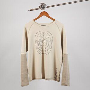 Layered Long Sleeve Graphic Top
